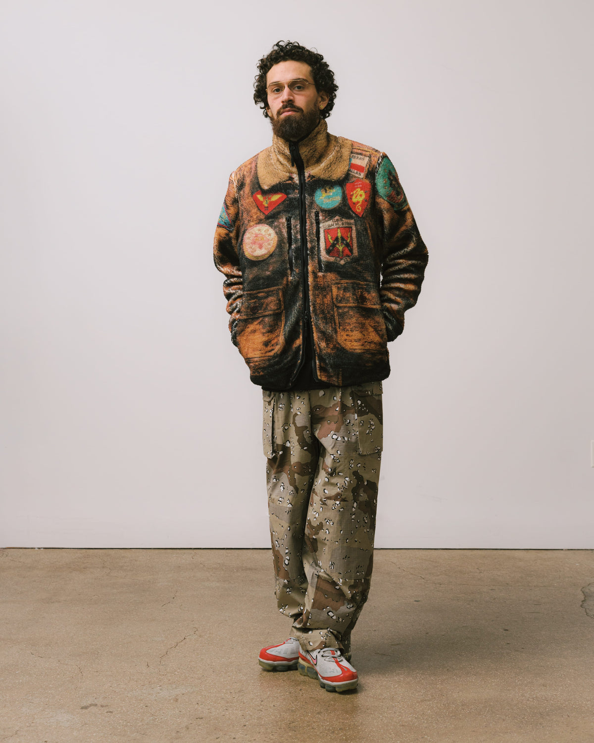 Tromp-l'oeil Sherpa Flight Jacket