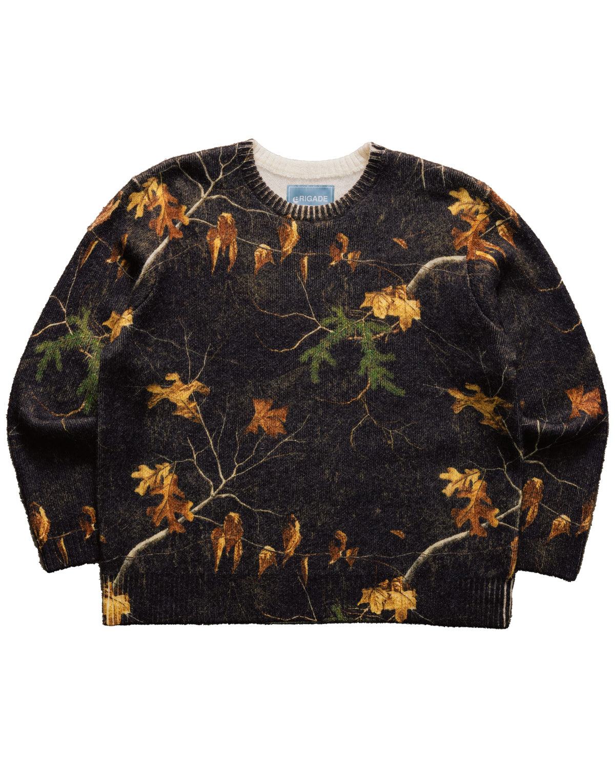 Tree Camo Mohair Sweater