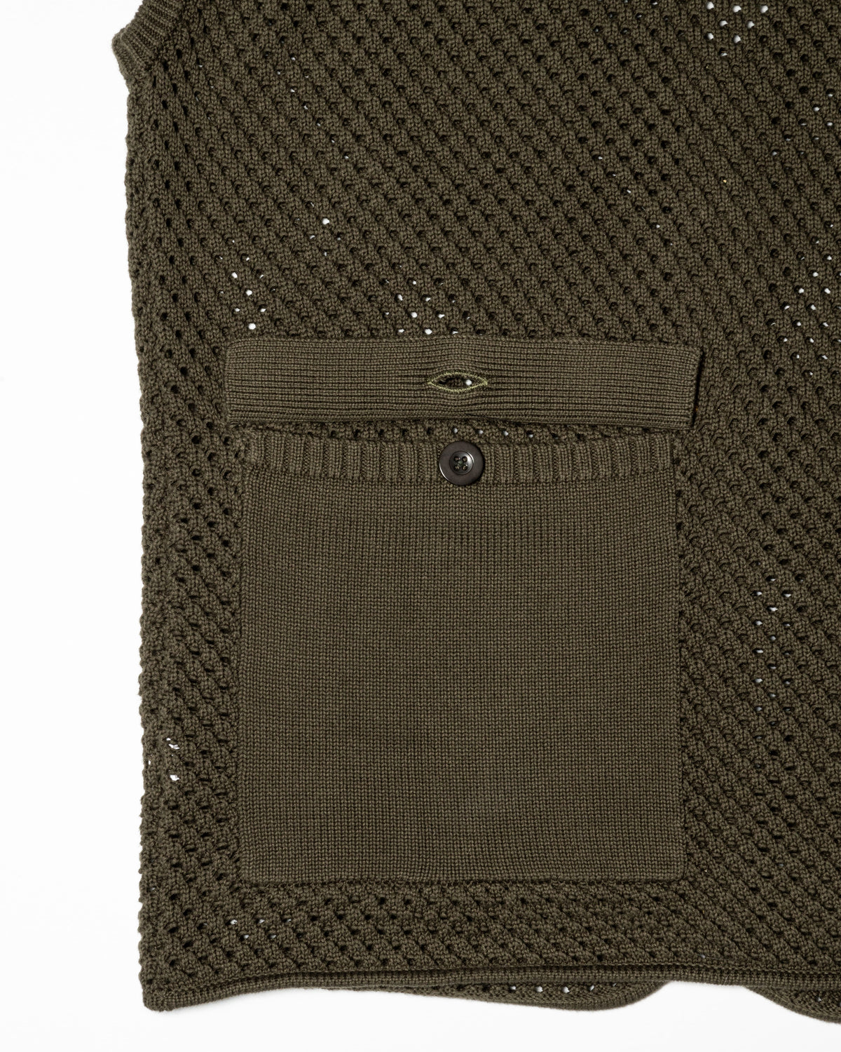 Mesh Knit Utility Vest