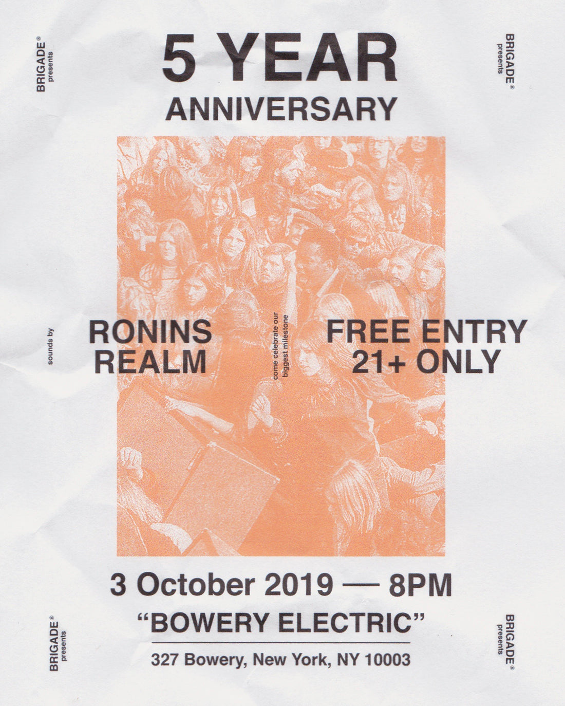 Brigade 5 Year Anniversary Party