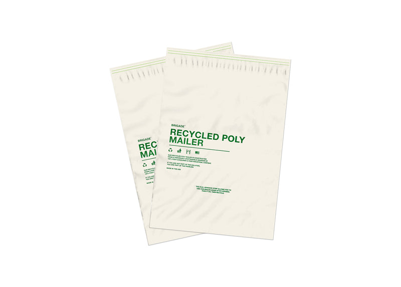 Brigade Recycled Poly-Mailers: Starting 2020 on the Right Foot