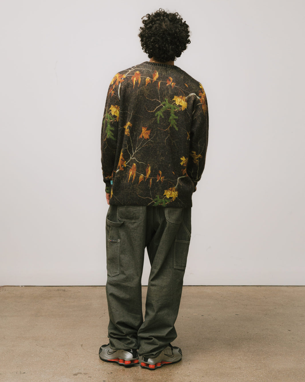 Tree Camo Mohair Sweater