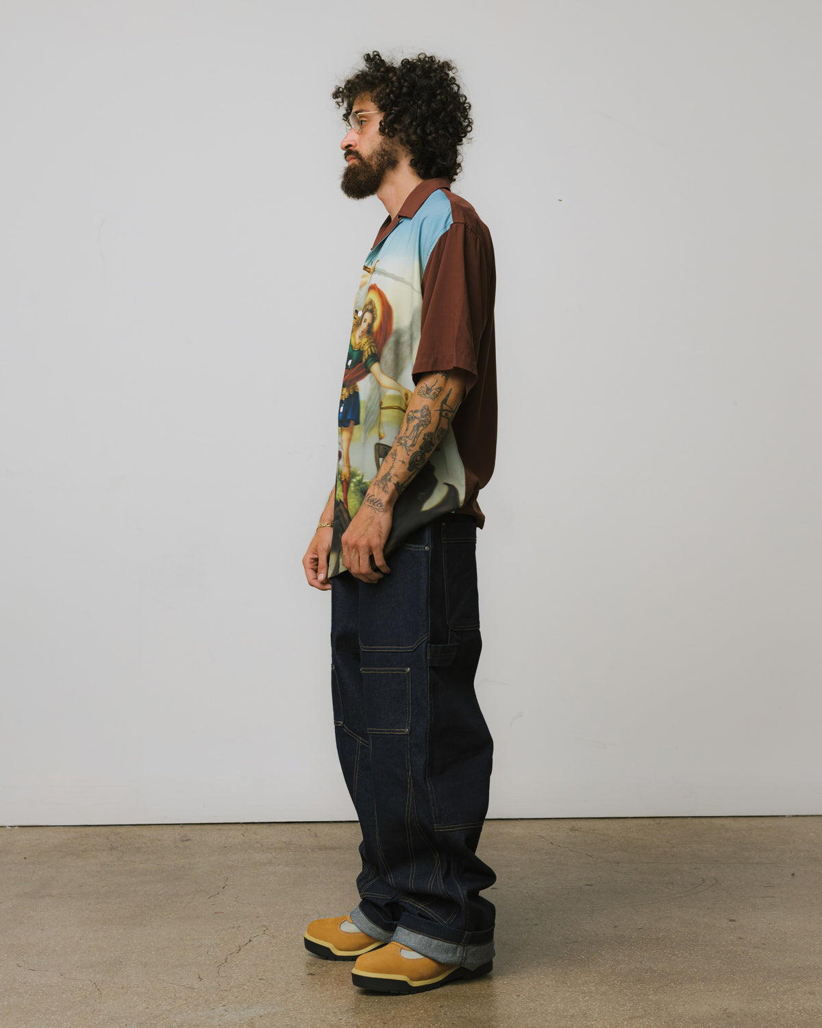 St. Michael Button Up Shirt