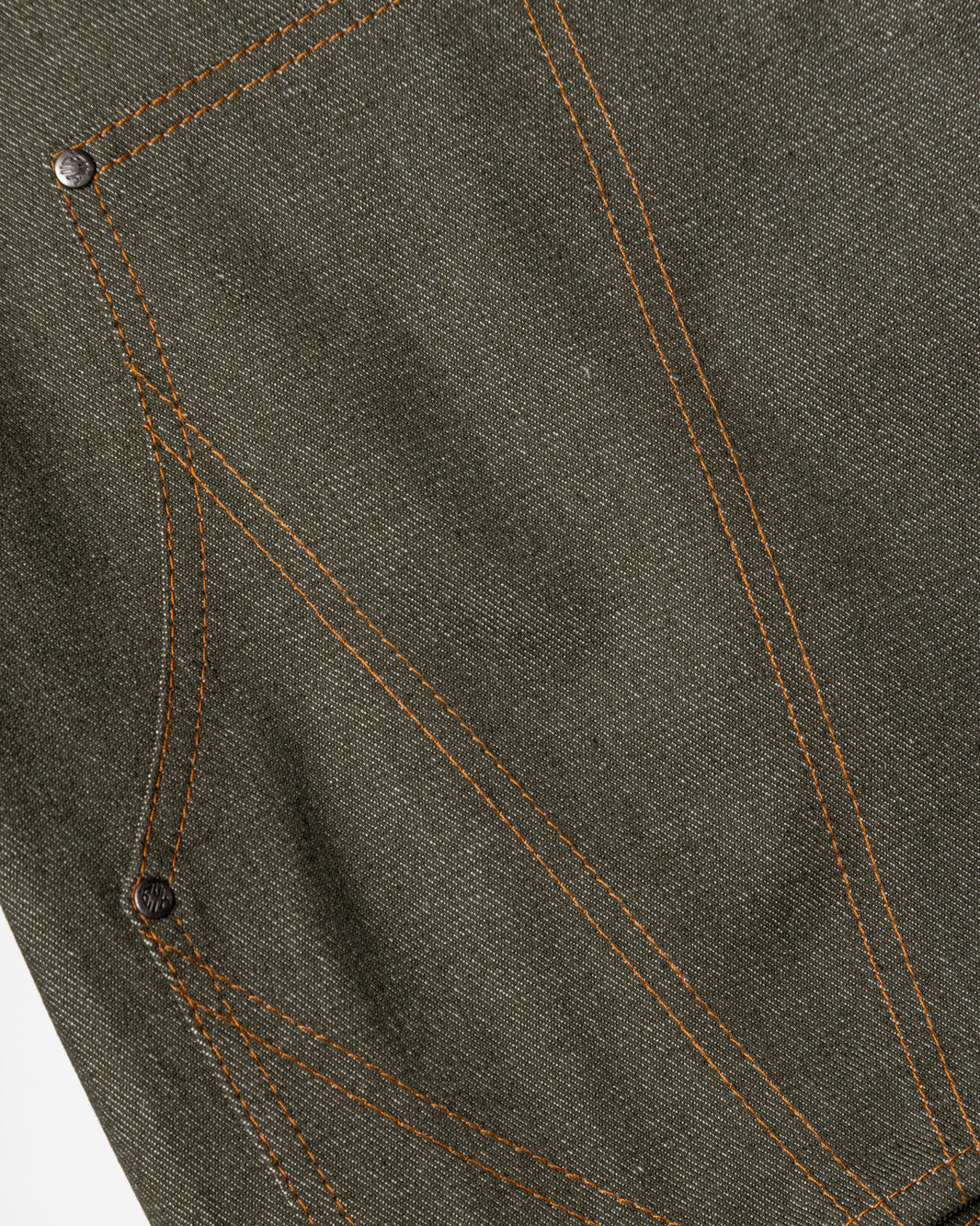 Raw Denim Double Knee Shorts