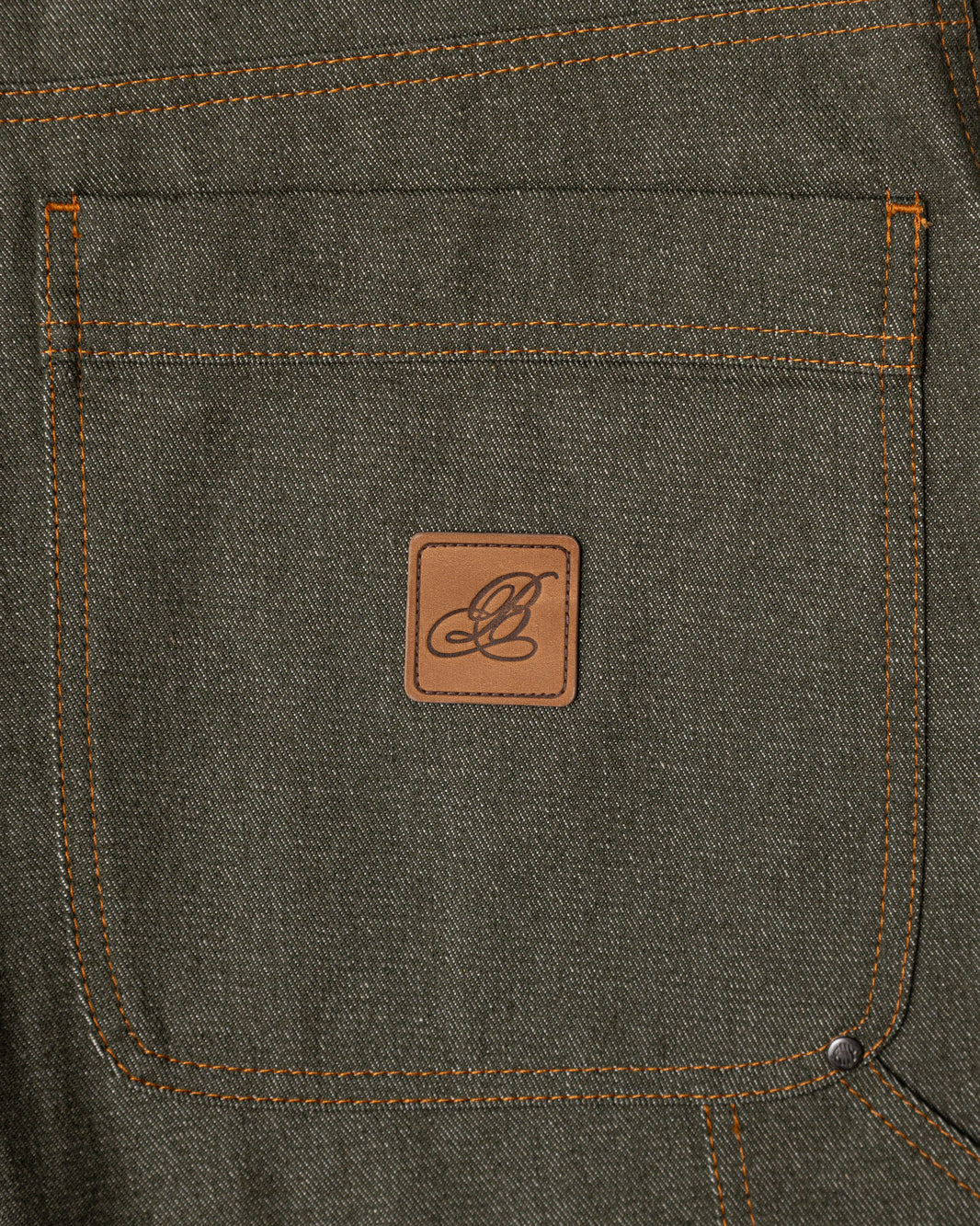 Raw Denim Double Knee Shorts