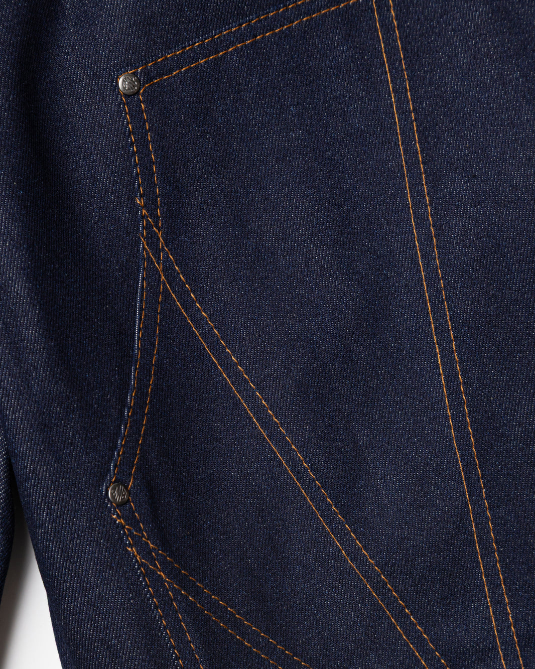 Raw Denim Double Knee Shorts