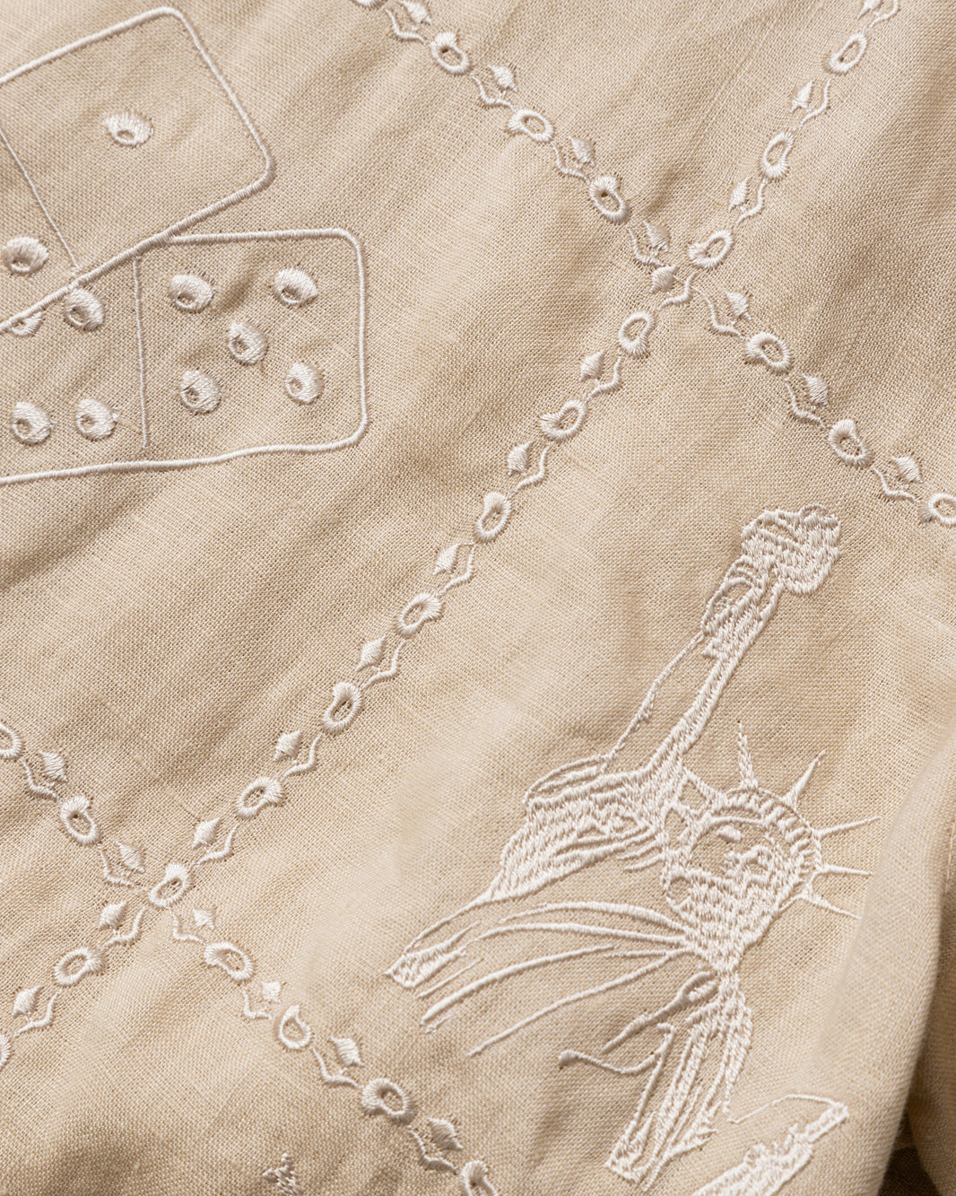 Embroidered Emblem Button Up