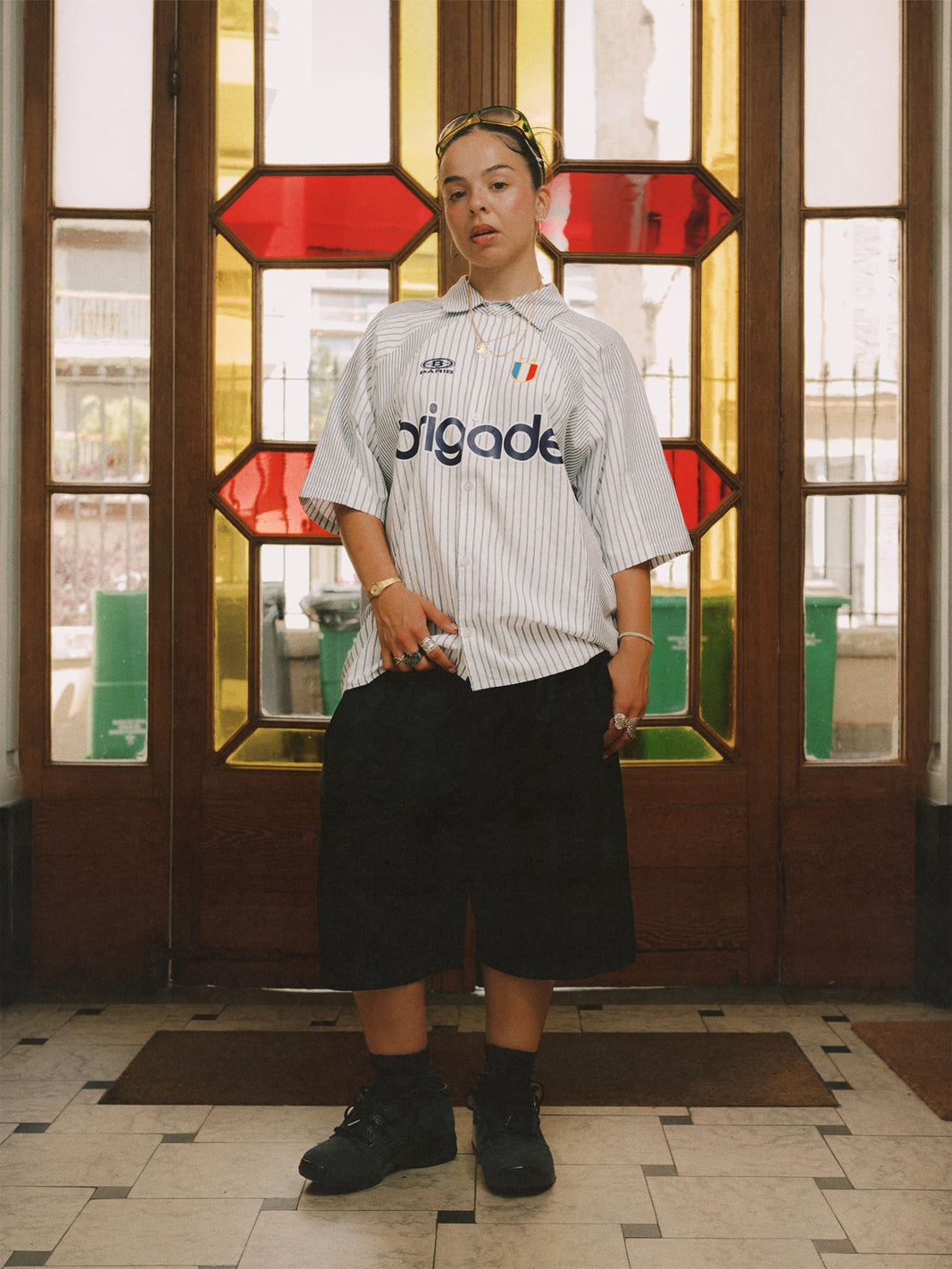 Paris Velodrome Short Sleeve Button Up