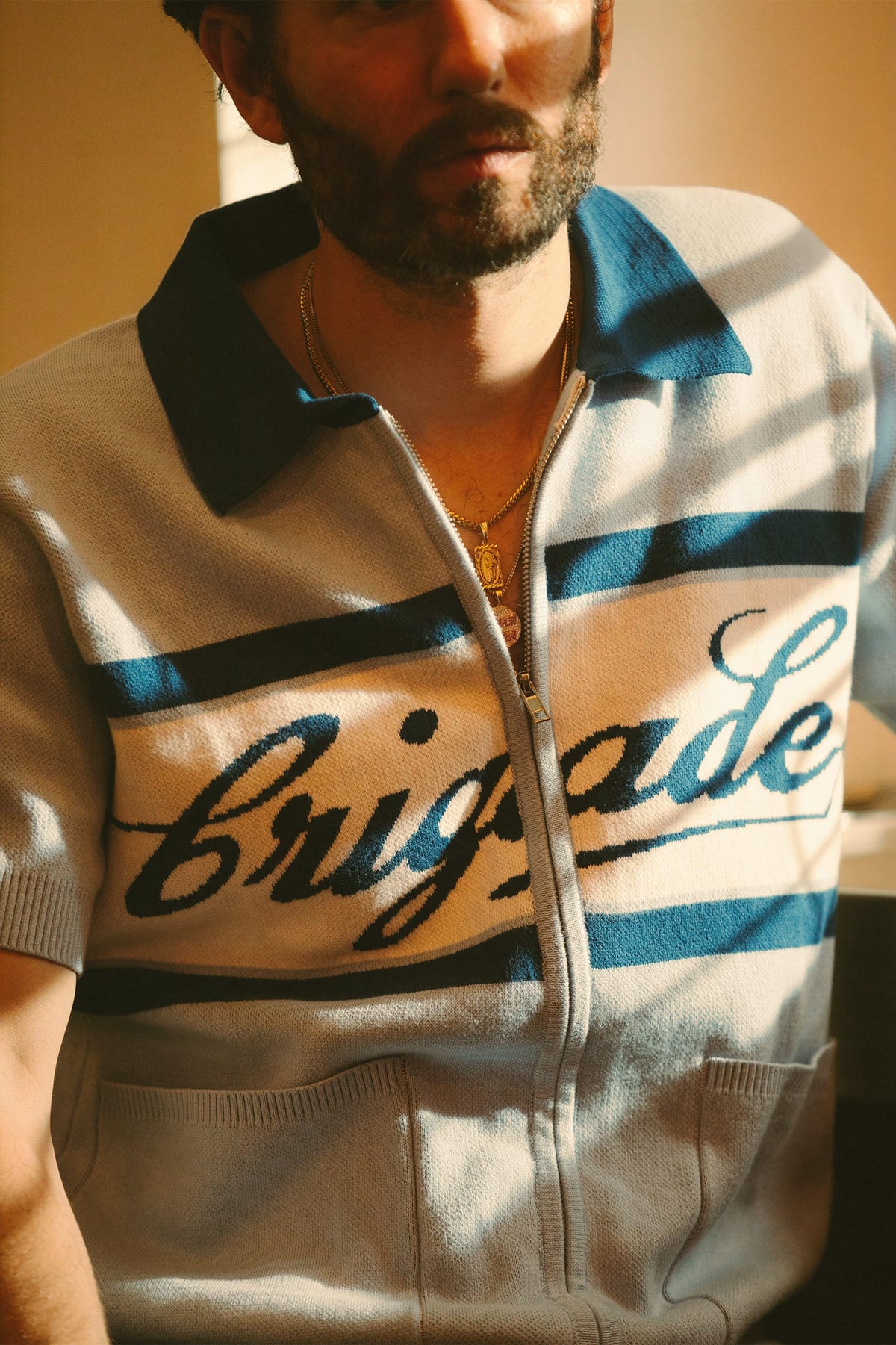 Zip Knit Polo – Brigade USA