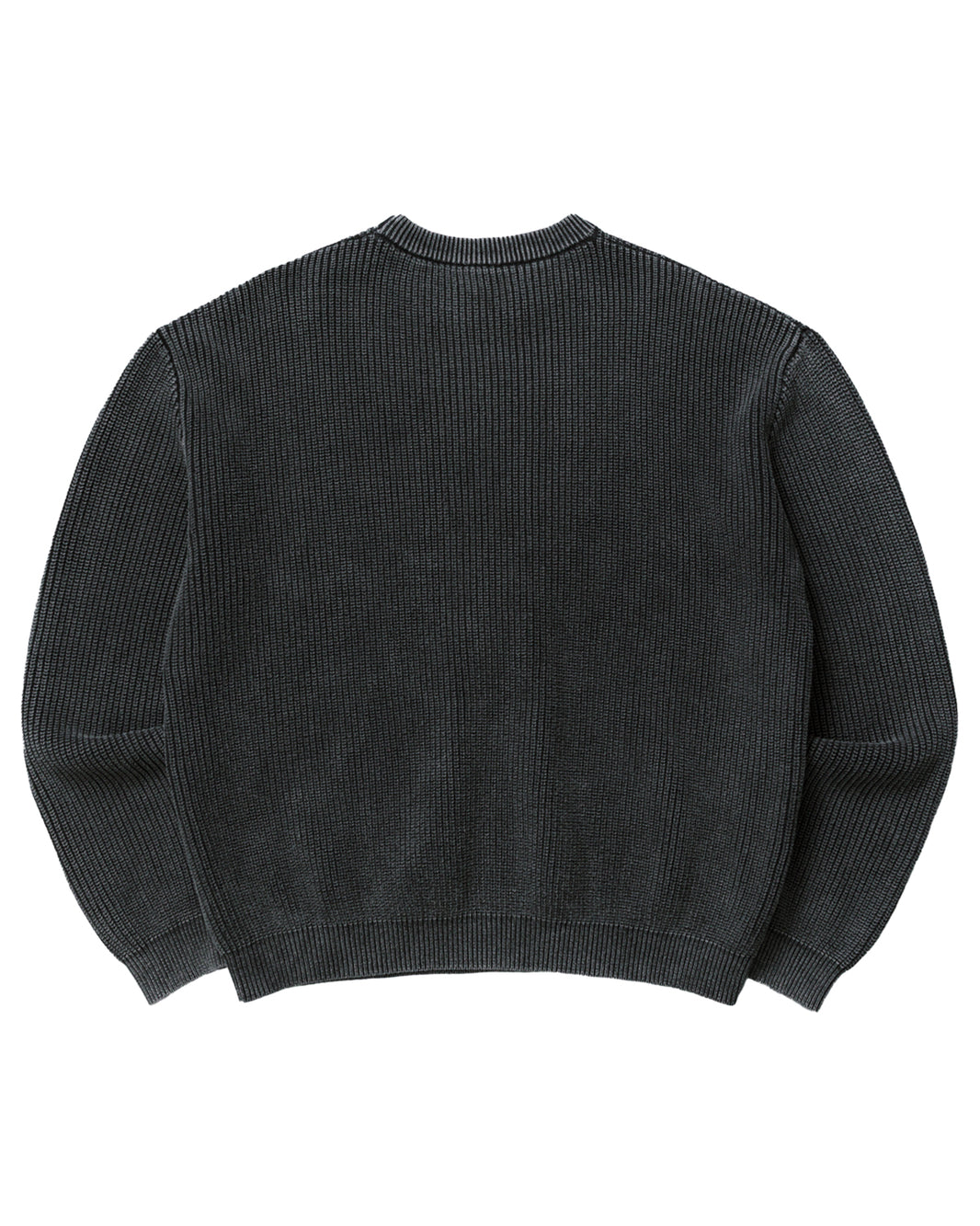 Acid Wash Bones 3D Knit Sweater
