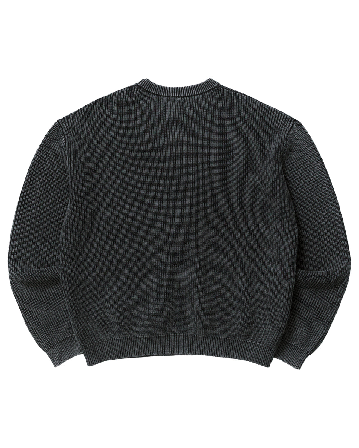 Acid Wash Bones 3D Knit Sweater