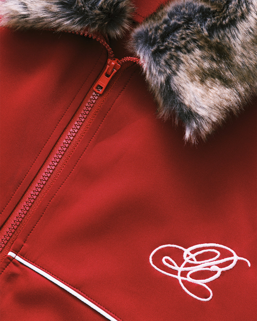 Fur Collar Track Jacket