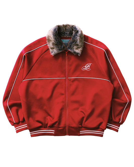 Fur Collar Track Jacket