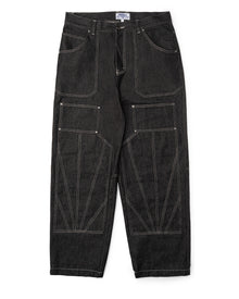 Double Knee Denim Carpenter Pants