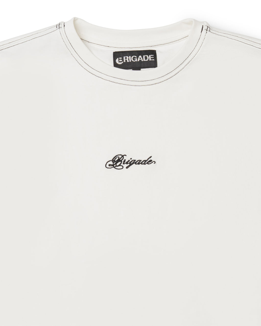 Contrast Stitch Script Logo T-Shirt