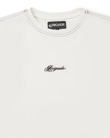 Contrast Stitch Script Logo T-Shirt