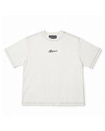 Contrast Stitch Script Logo T-Shirt