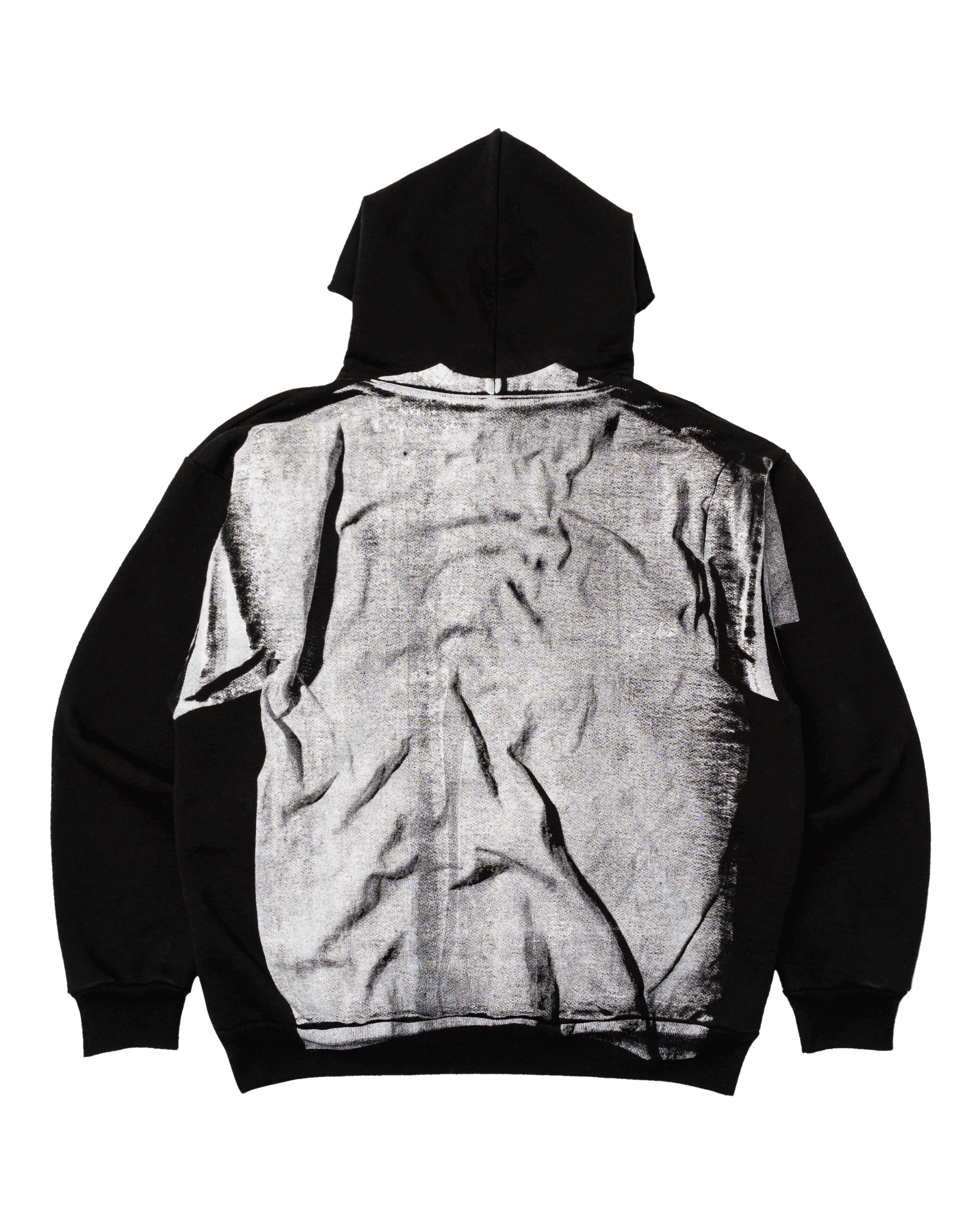 L'Appartement 【レミレリーフ】 IDAHO HOODIE REMI RELIEF Distressed Cotton-Jersey Zip-Up Hoodie for Men