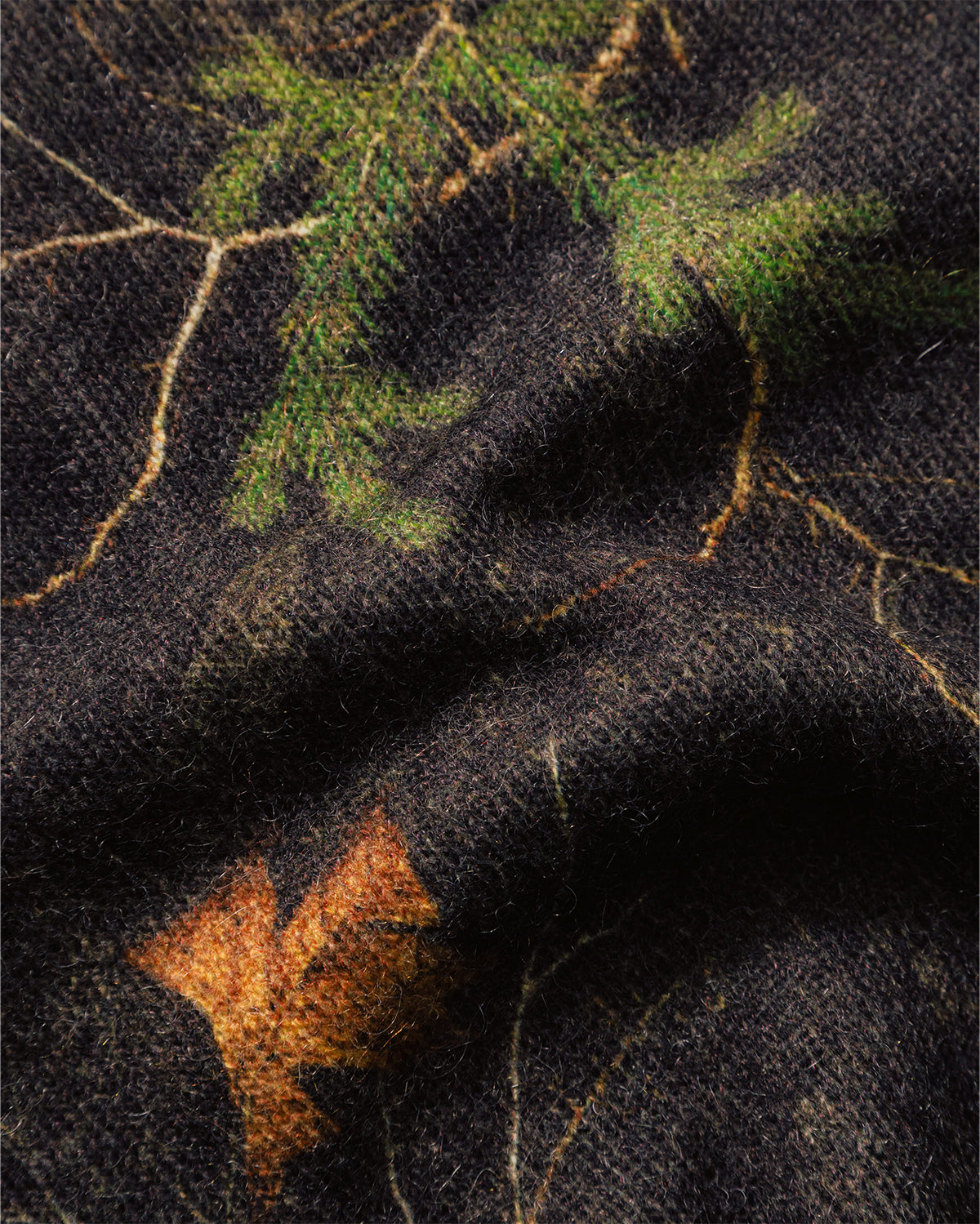 Tree Camo Mohair Sweater