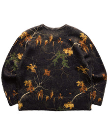 Tree Camo Mohair Sweater