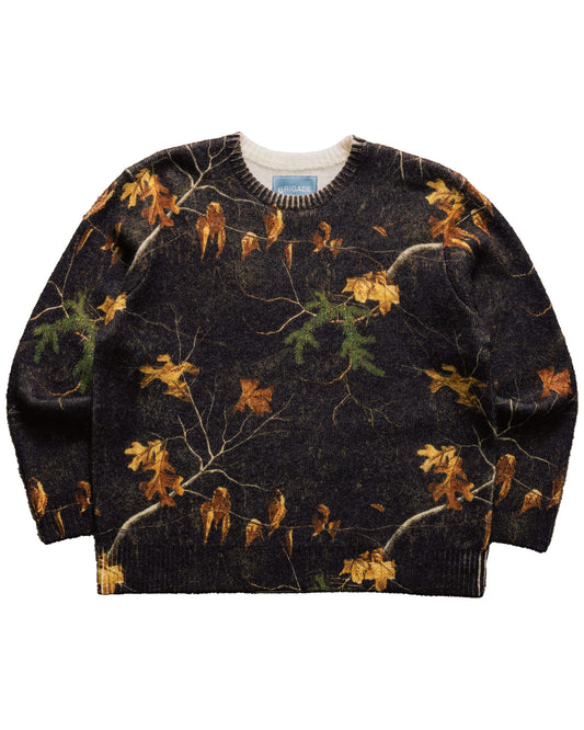 Tree Camo Mohair Sweater