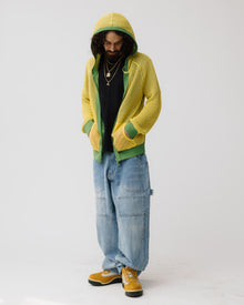 Double Layer Mesh Knitted Hoodie