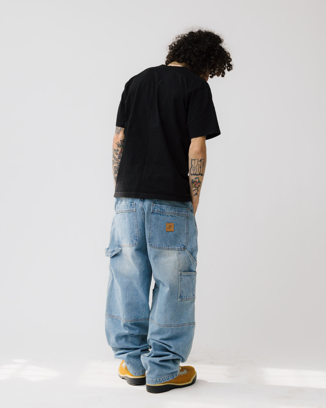 Double Knee Denim Carpenter Pants
