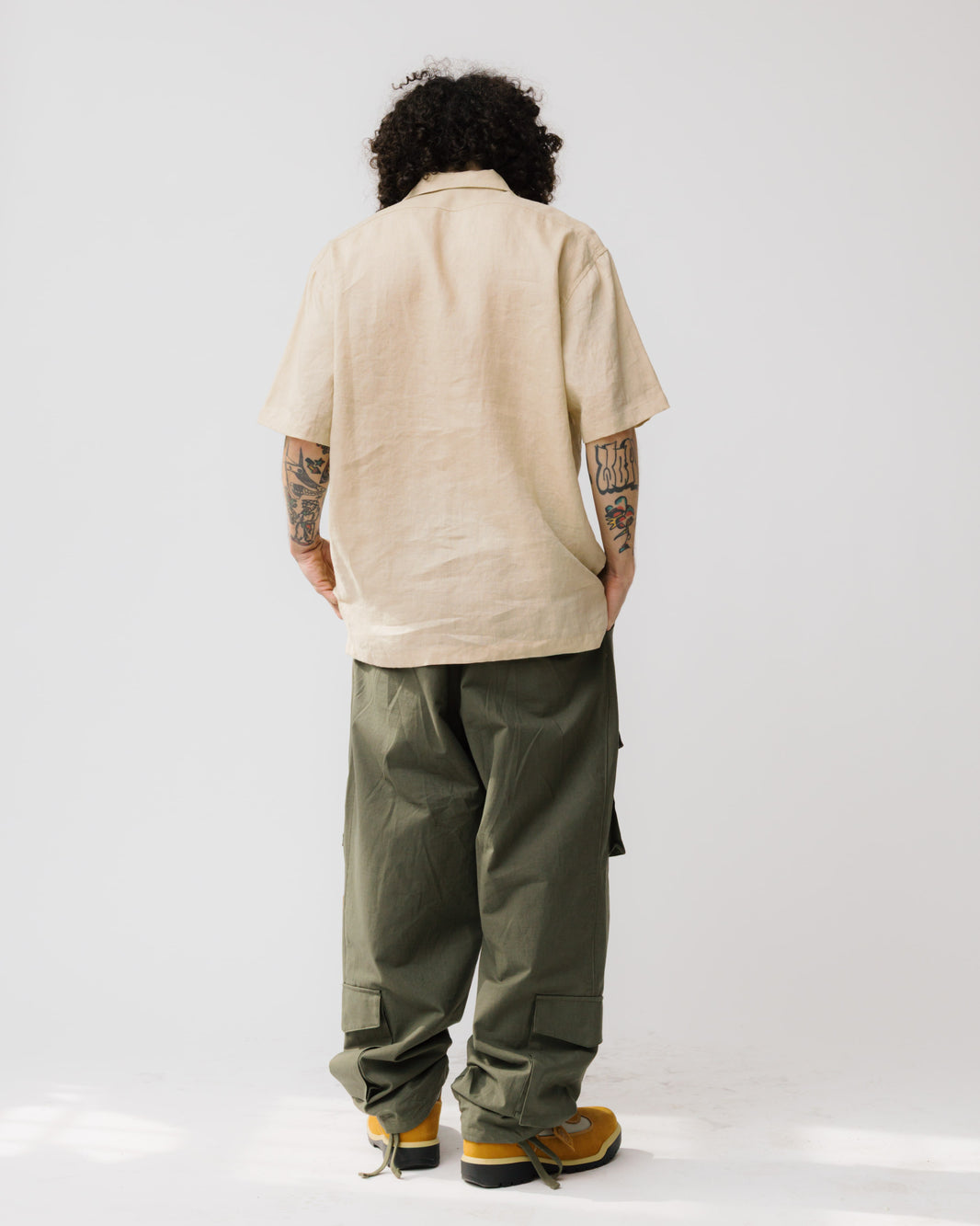 Embroidered Emblem Button Up