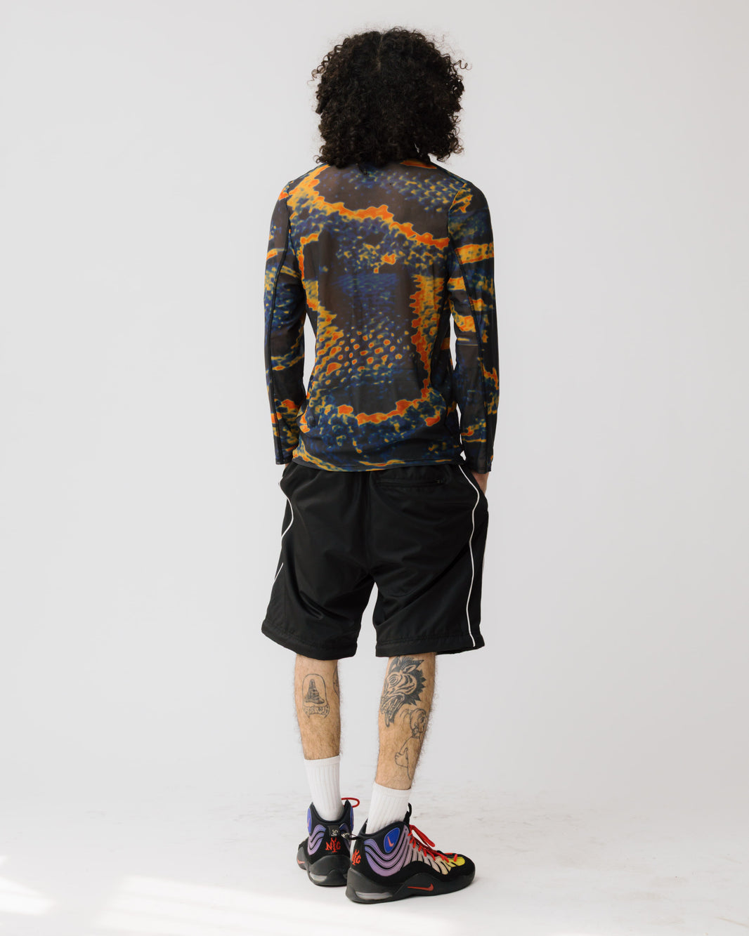 Snakeskin Mesh Running Shirt