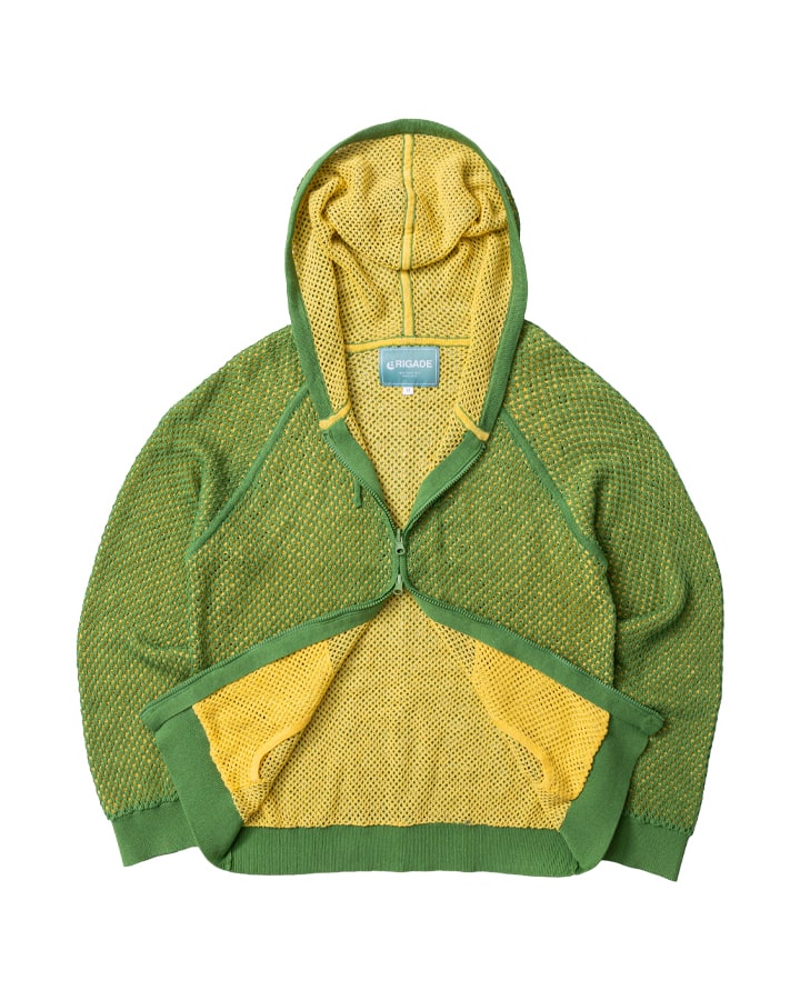 Double Layer Mesh Knitted Hoodie – Brigade USA