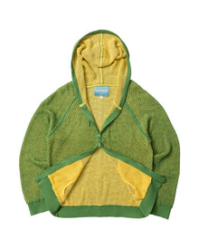 Double Layer Mesh Knitted Hoodie
