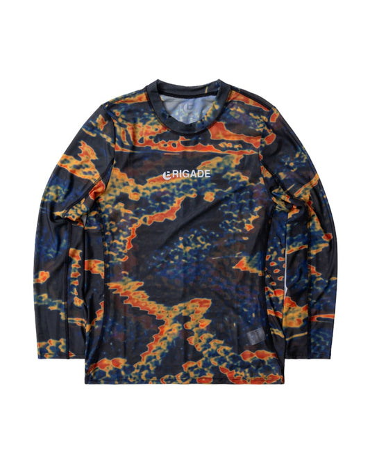 Snakeskin Mesh Running Shirt