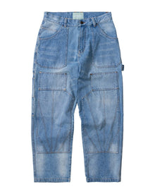 Double Knee Denim Carpenter Pants