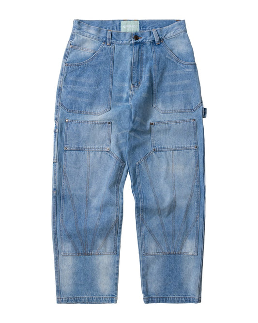Double Knee Denim Carpenter Pants