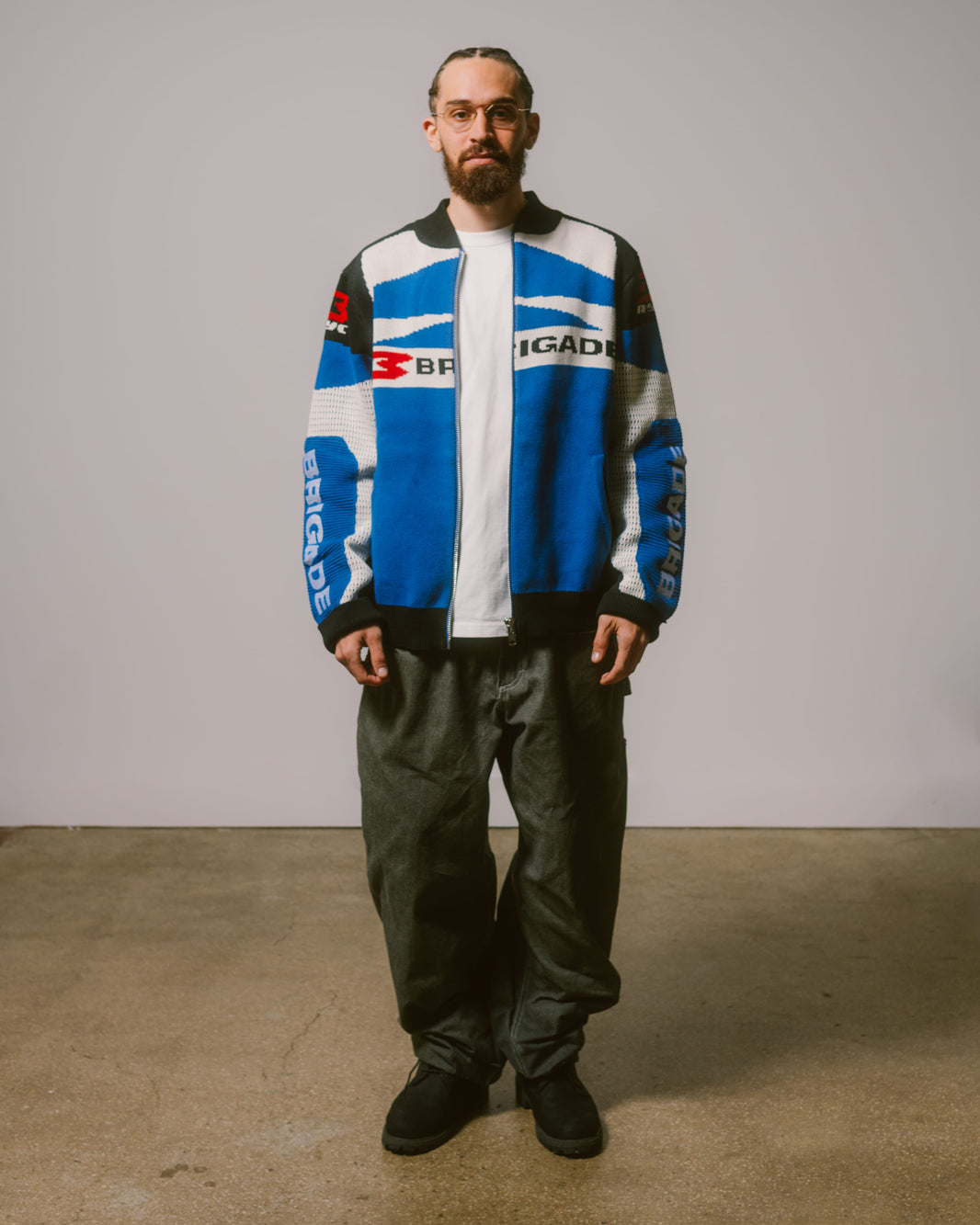 Moto Zip Knit