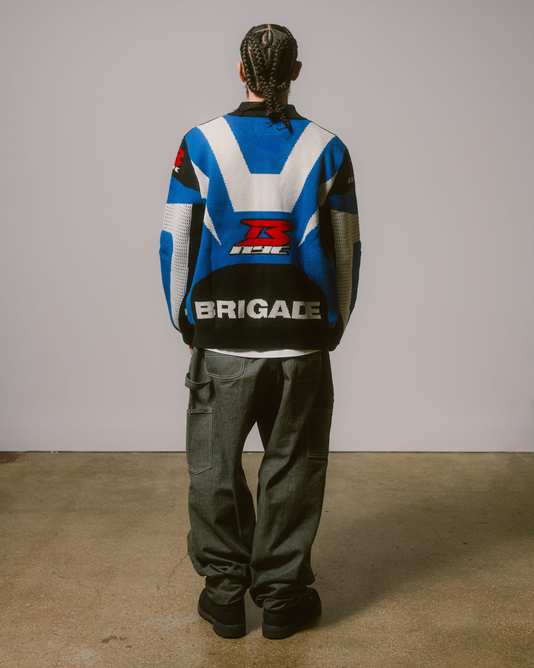 Moto Zip Knit