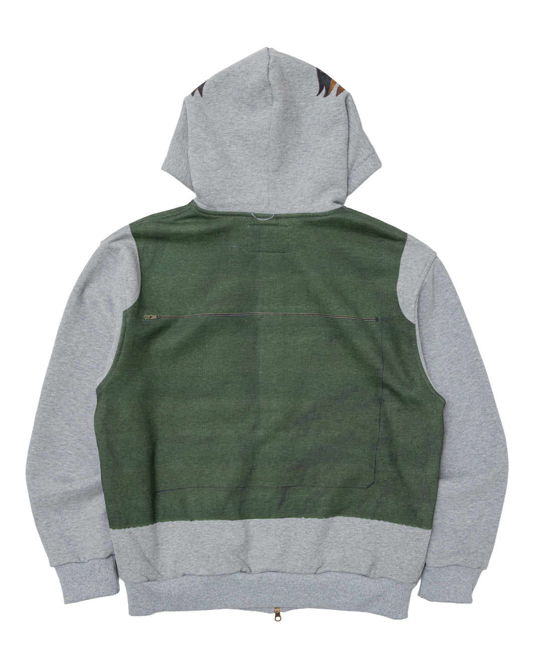 Tromp-L'oeil Vest Zip Hoodie