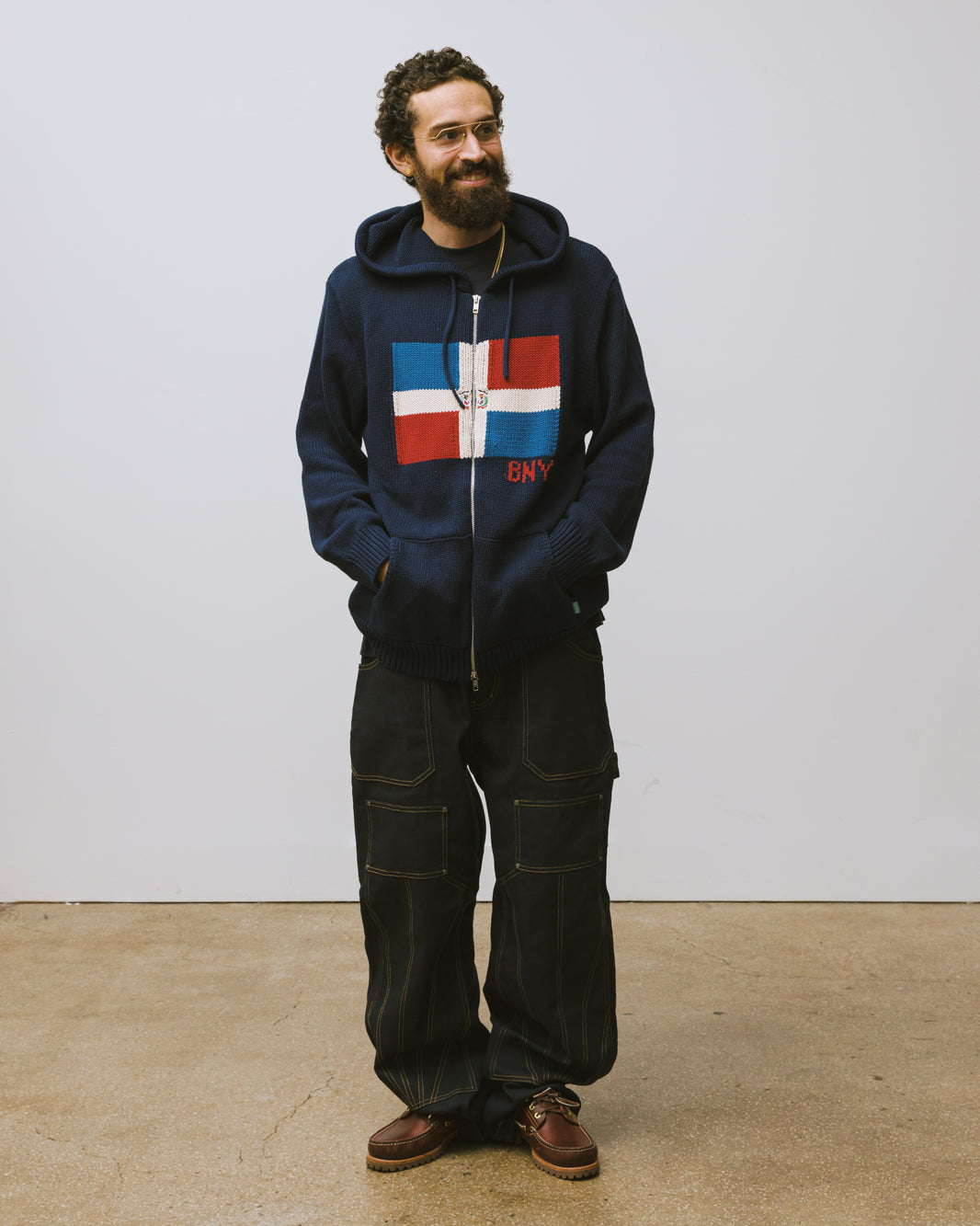La Madre Zip Knit Hoodie