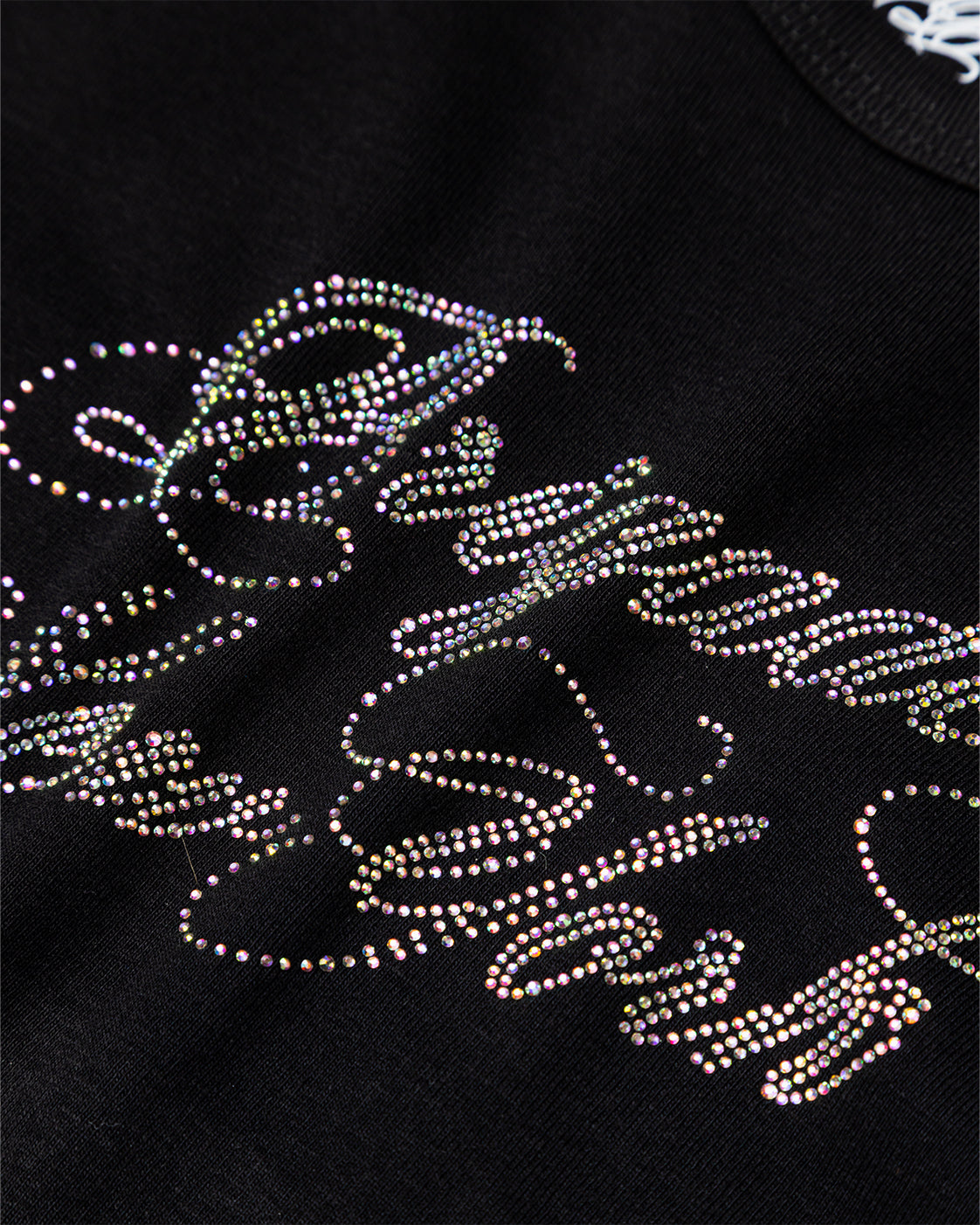 RHINESTONE SCRIPT LOGO BABY TEE