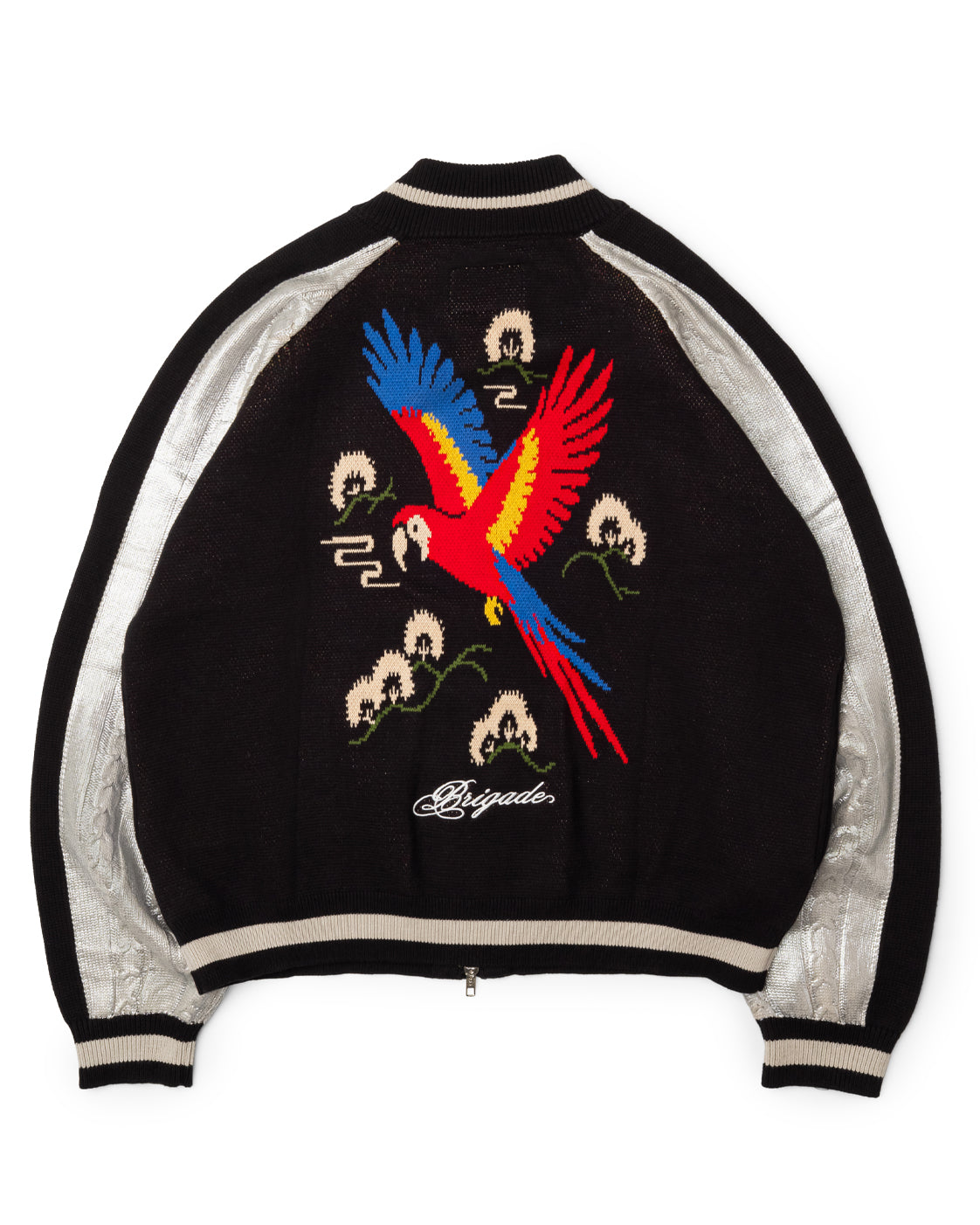 Knit Sukajan Bomber Jacket