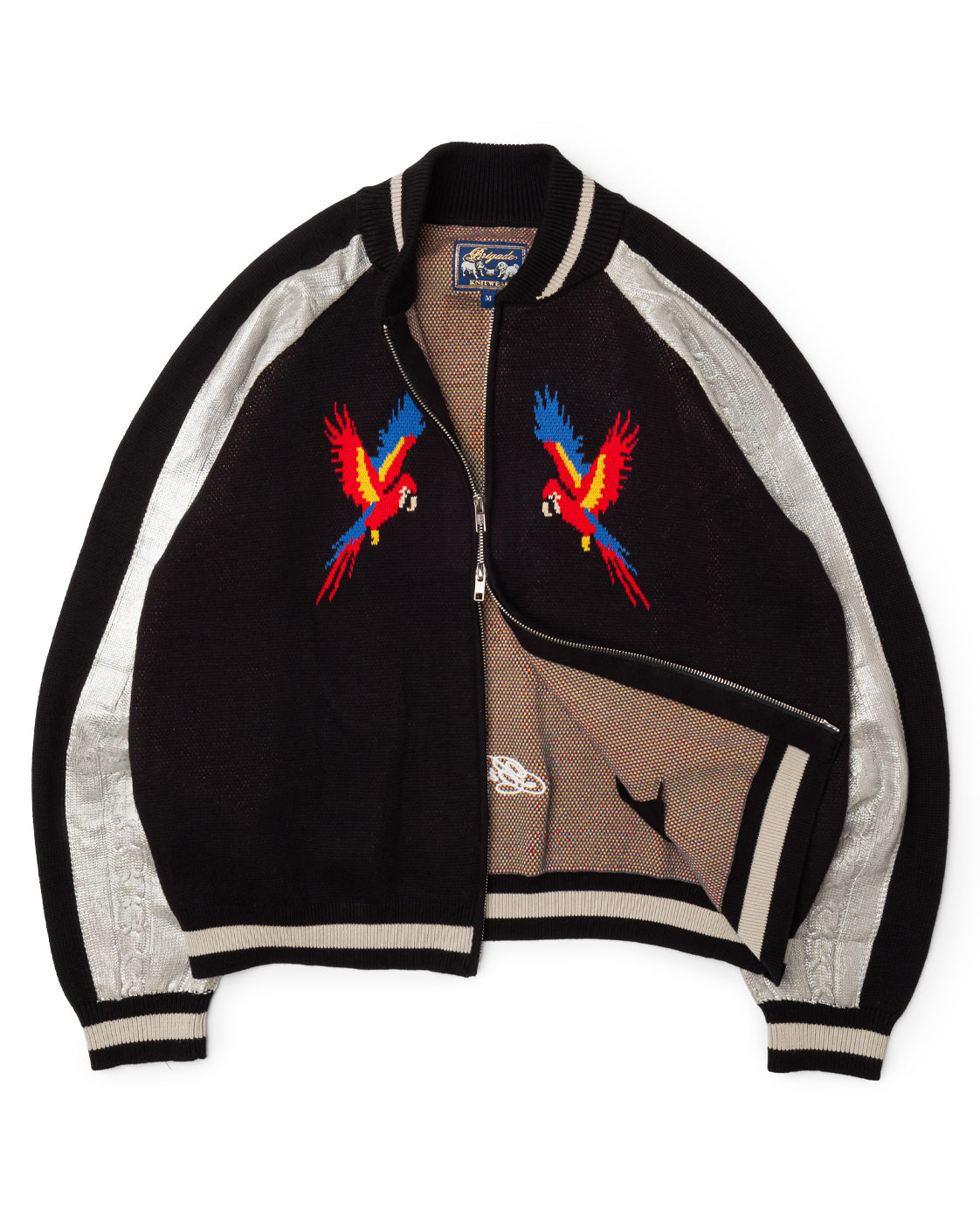Knit Sukajan Bomber Jacket