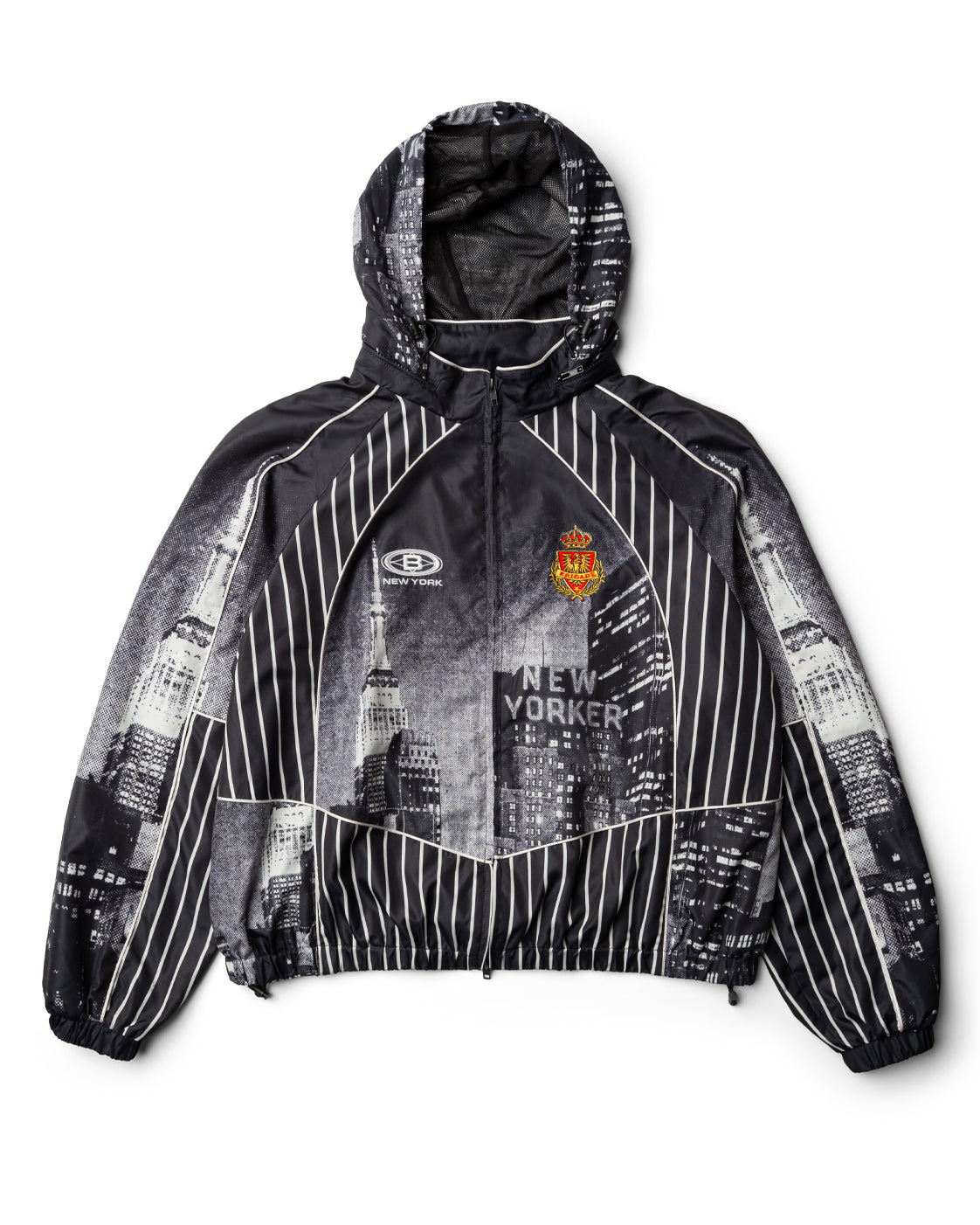 NEW YORKER NYLON TRACK JACKET