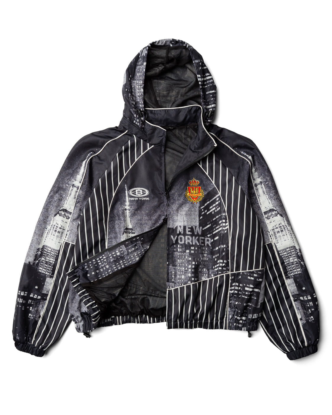 NEW YORKER NYLON TRACK JACKET
