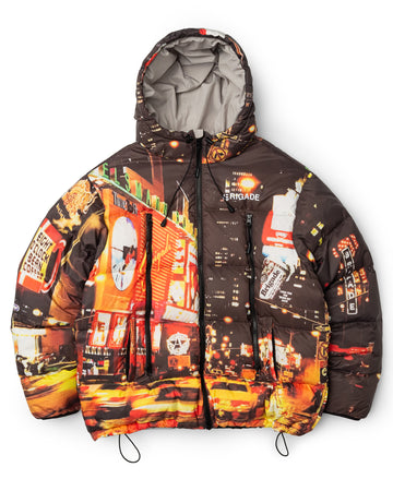 TIMES SQUARE GOOSE DOWN PUFFER JACKET