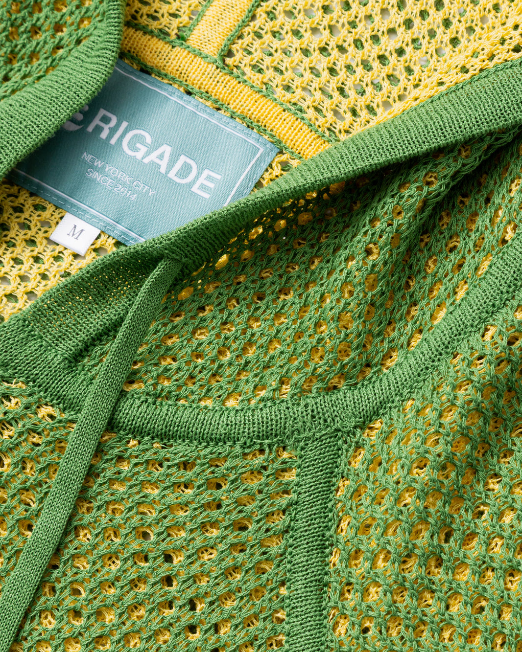 Double Layer Mesh Knitted Hoodie