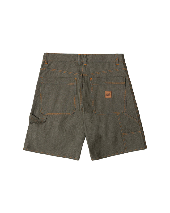 Raw Denim Double Knee Shorts