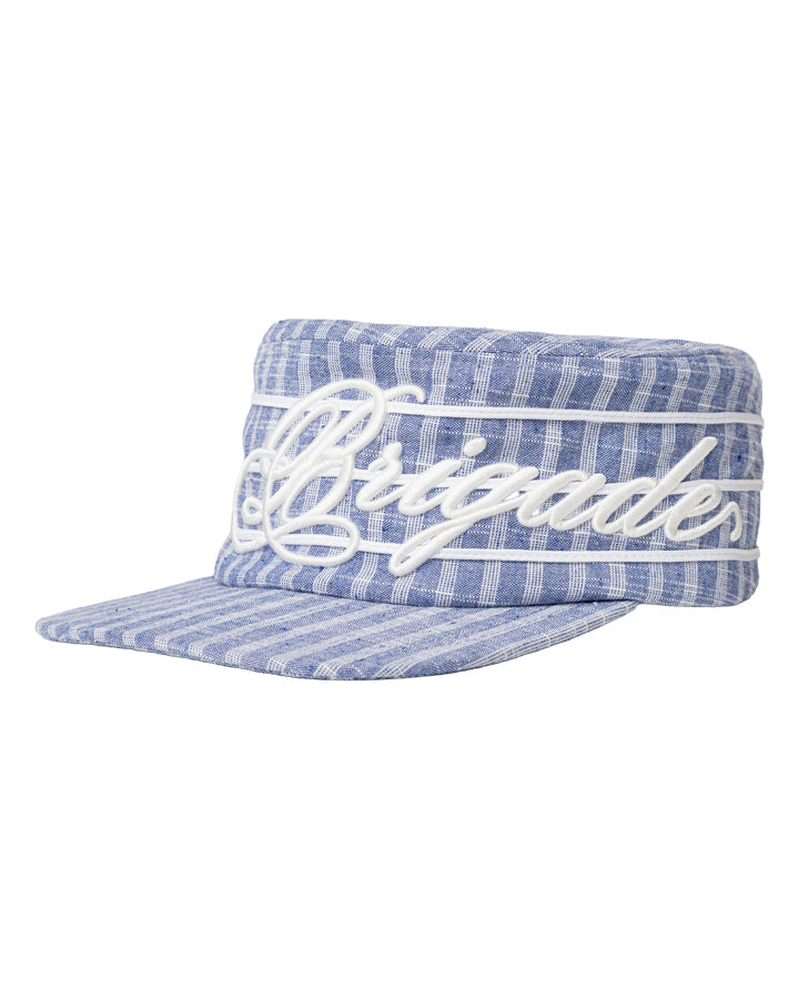 Plaid Pillbox Hat