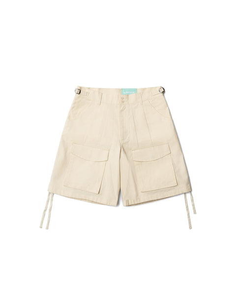 ★codegraphy★ Soft Essential Bermuda Cargo Shorts Cream 6d03298dba218144c6bfb7d7df782e