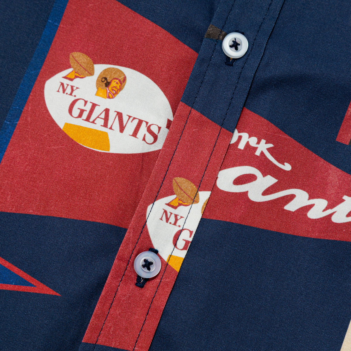 Brigade x Giants Vintage Pennant Button Up Shirt