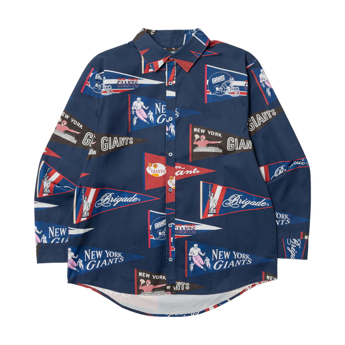 Brigade x Giants Vintage Pennant Button Up Shirt